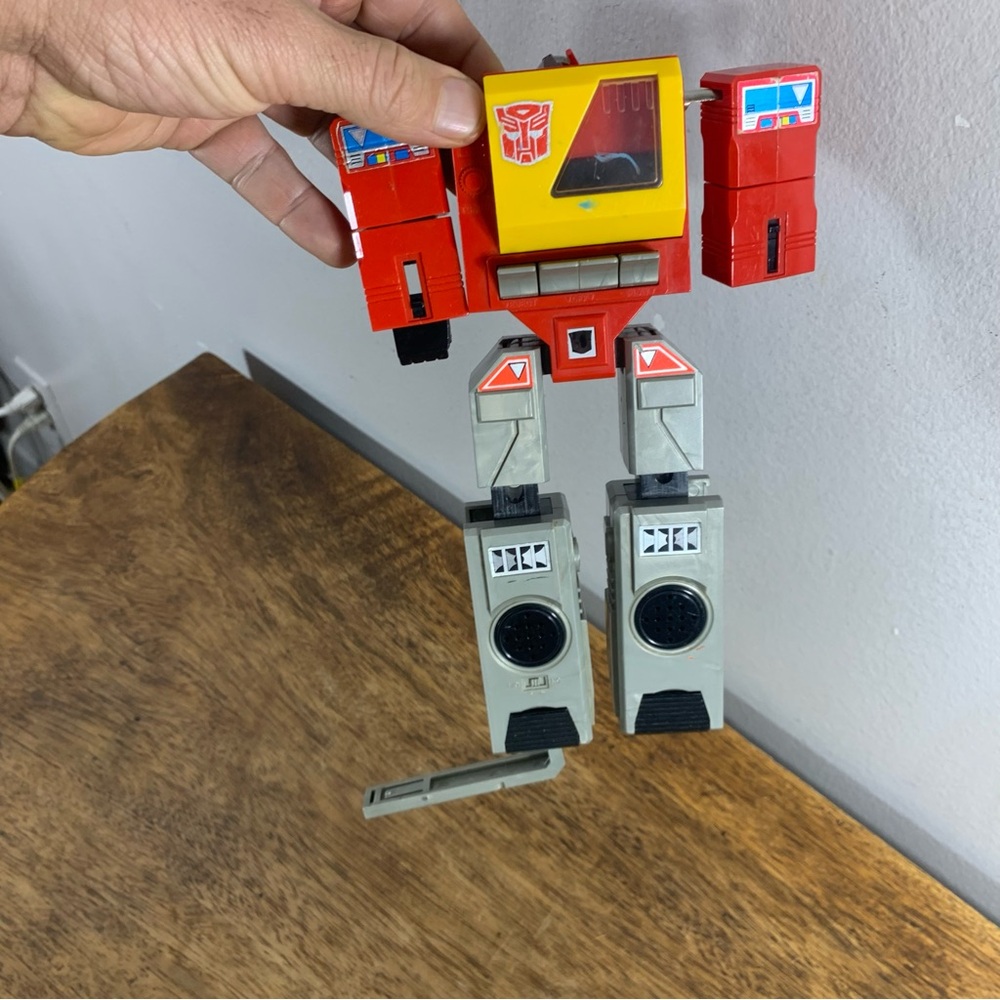 Figurine action GI transformer vintage TAKARA HASBRO BLASTER radio boombox - Picture 5 of 10